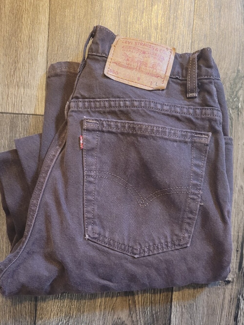 Vintage 90s Brown Levi Jeans. Size 10. 100% Cotton. Good Vintage Condition